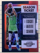 2021-22 Panini Contenders Optic - [Base] - Red Prizm #74 - Season Ticket - Karl-