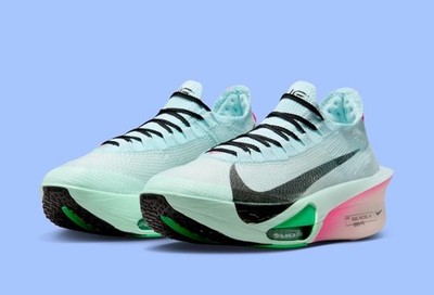 New In Box Nike Air Zoom Alphafly Next% 3 Glacier Blue Pink FD8311