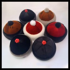 Mens Real Whole Pelt Mink Fur Hat Top Hat Bow...