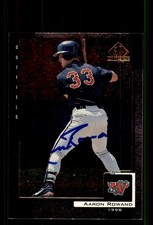 Signed Baseball Card Auto Aaron Rowand 2000 SP Top Prospects #129 Warthogs