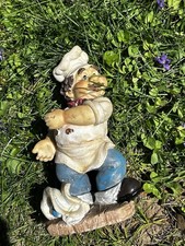 Vintage Italian Chef Figurine About 6-8  Tall