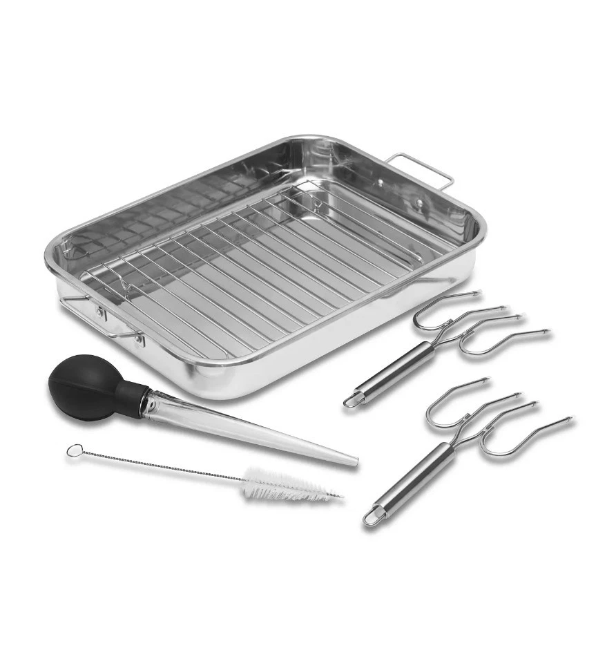 Sedona 16" Stainless Steel Roaster Pan Set