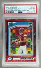 2024 Donruss Optic 389 Jayden Daniels RC Rookie Red Pandora Optic Preview PSA 10