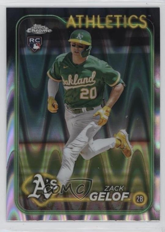 2024 Topps Chrome RayWave Refractor Zack Gelof #282 Rookie RC 0wp8
