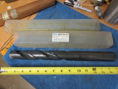 1-13/32   Straight Shank Taper Length Drill Bit C-L Cutting Tools USA HSS New