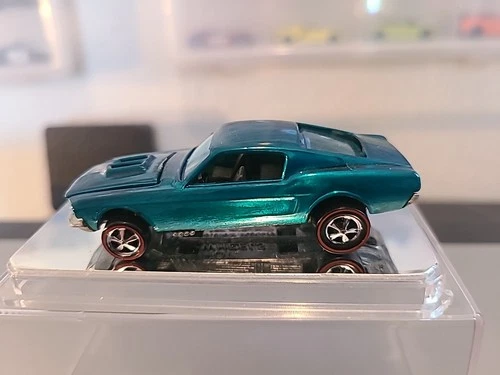 Vintage Hot Wheels 1969 Custom Mustang Redline.  Restored.