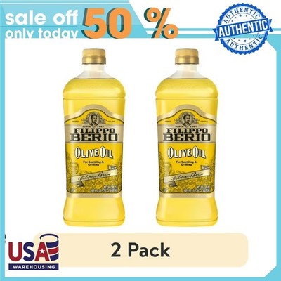 (2 pack) Filippo Berio Olive Oil 50.7 fl oz