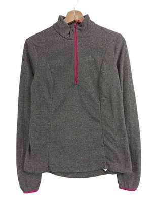 DECATHLON Sweatshirt Damen Sweat Gr. DE 38 hellgrau Casual-Look