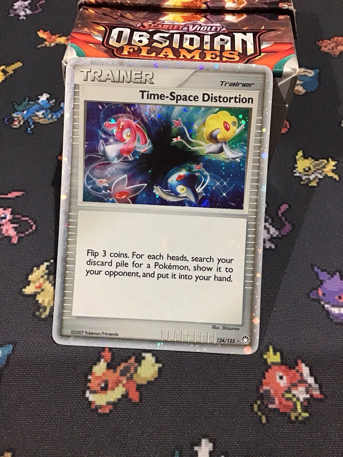 Time Space Distortion 124/123 Mysterious Treasures Rare Holo Pokémon Card
