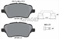 Bremsbelagsatz BremsklöTze FüR Ford Fiesta VI B-Max JK Transit Courier Kombi