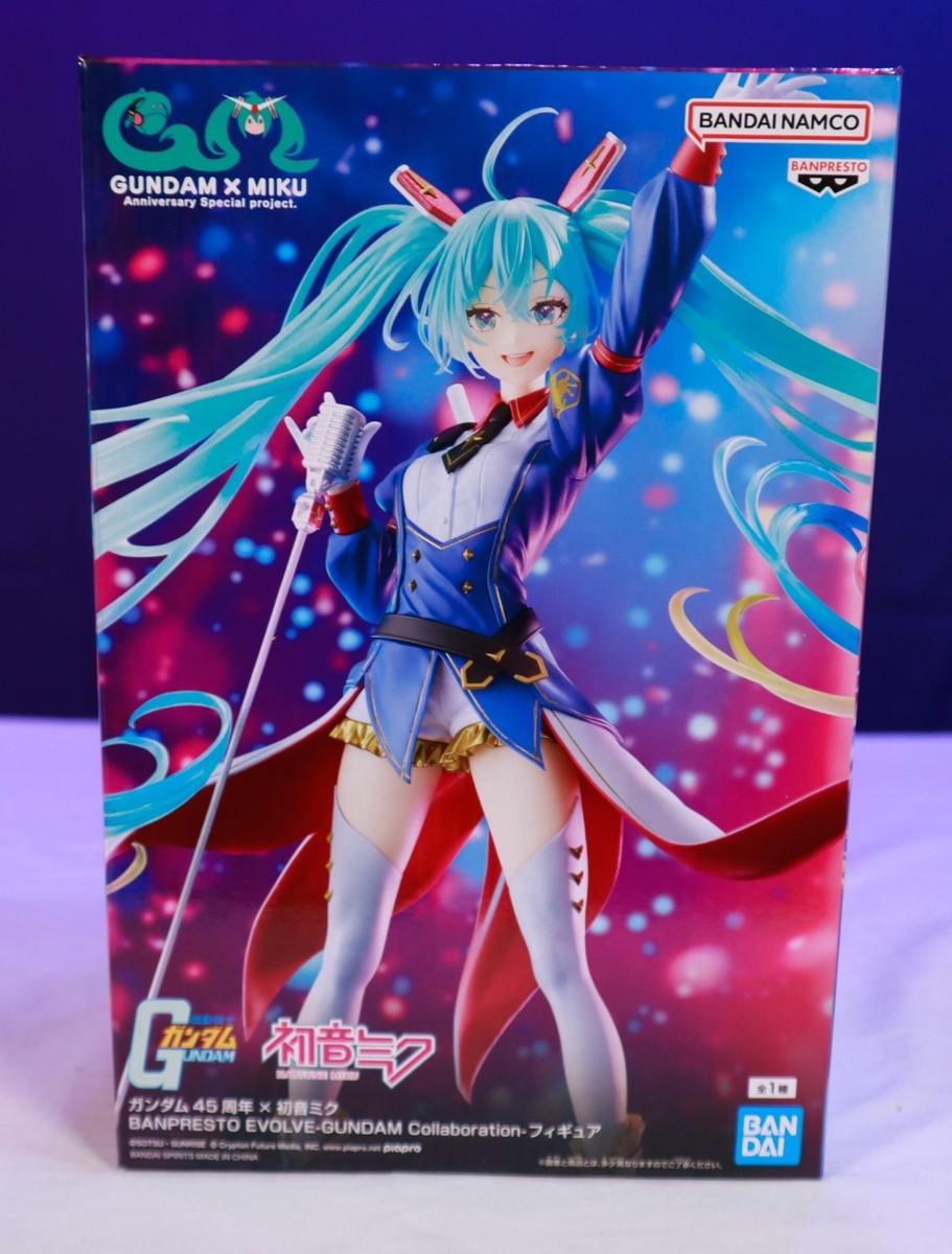 Gundam 45th Anniversary x Hatsune Miku BANPRESTO EVOLVE-GUNDAM