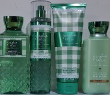 Bath  Body Works Gingham Fresh Wash,Mist,Cream  Lotion 4pc Gift Set