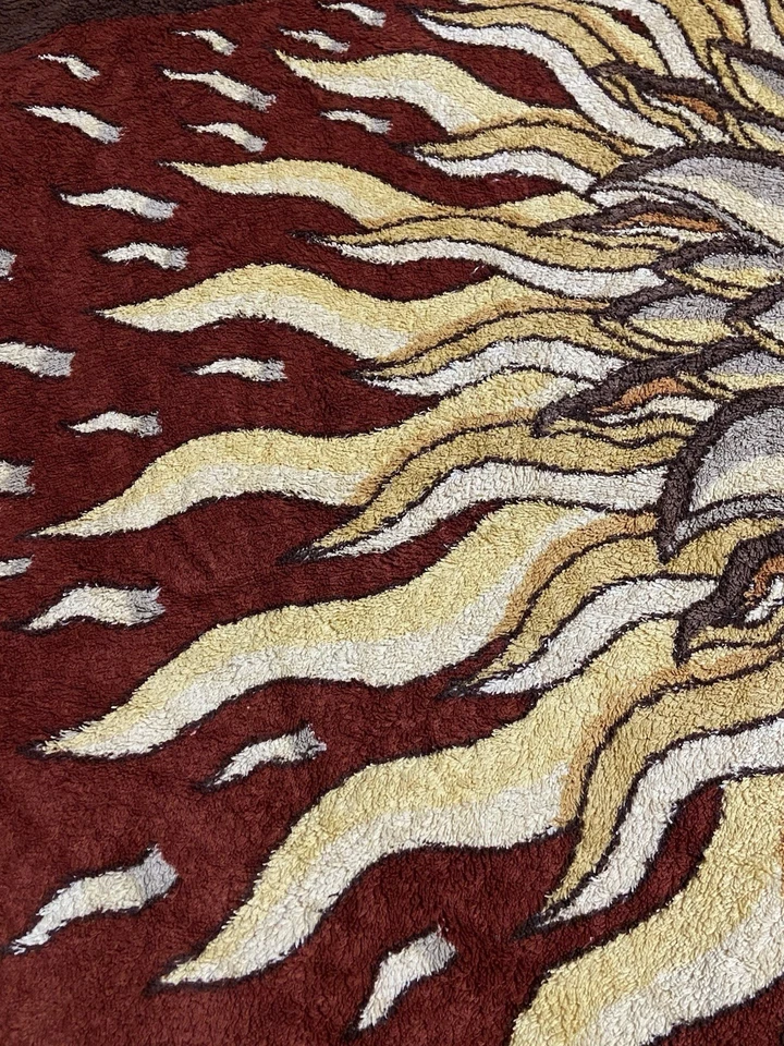 Hermes Paris Beach Towel Bath Mat Cotton SUN Print Made In France - Image 4 of 4