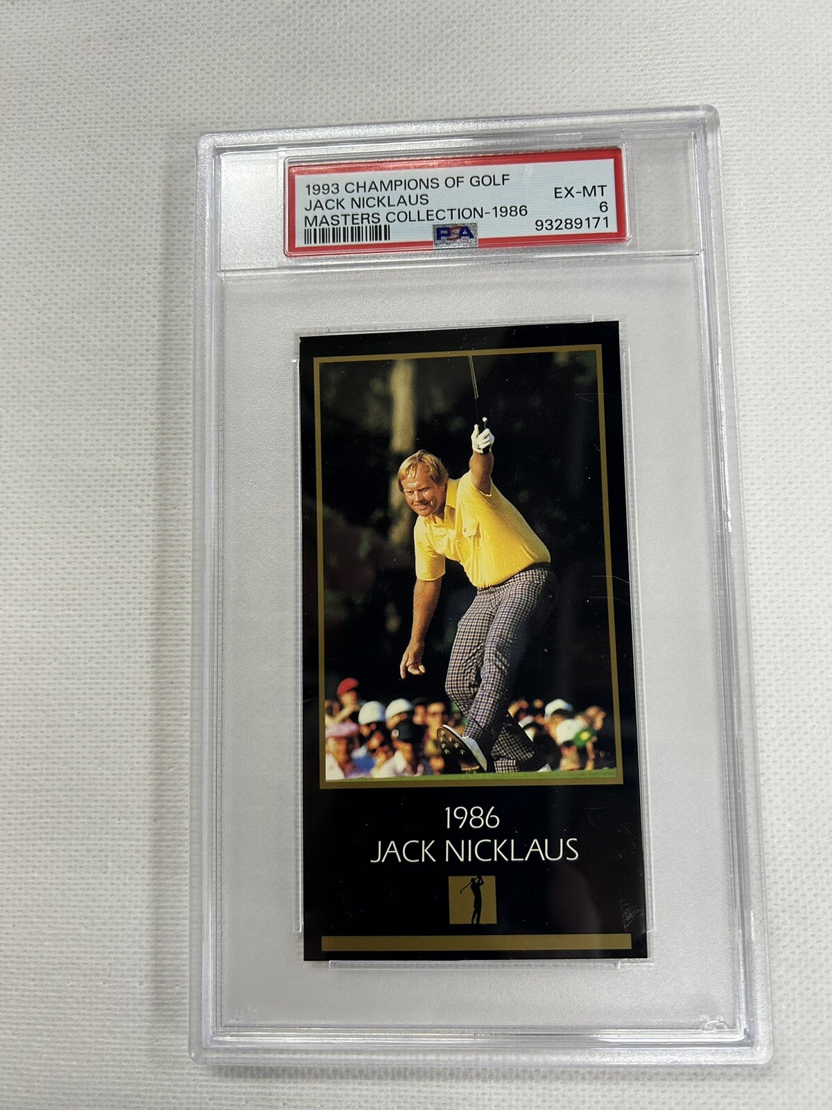 Tiger Woods & Jack Nicklaus Golf Cards view 7