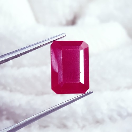 Natural Red Ruby Untreated Unheated Certified 6.62 Ct Loose Gemstone Ruby Gems - Picture 2 of 9