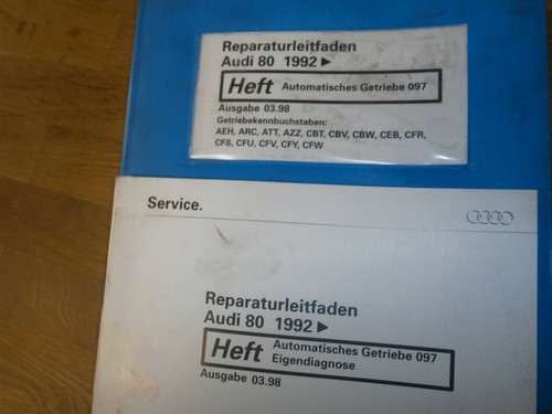 2 Reparaturleitfaden  Audi 80    Automatic - Getriebe + Diagnose 097 ab 1992