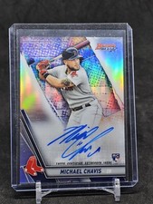 2019 Bowman's Best Best of '19 Autographs Refractors #B19MCH Michael Chavis