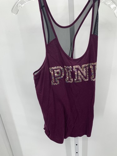PINK Size Large Juniors Tank