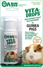 Oasis Vita-Drops Pure Vitamin C for Guinea Pigs, 2-Ounce *Free Shipping*
