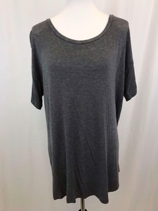 Brandy Melville Women S Gray Short Sleeve Oversized T Shirt Dress