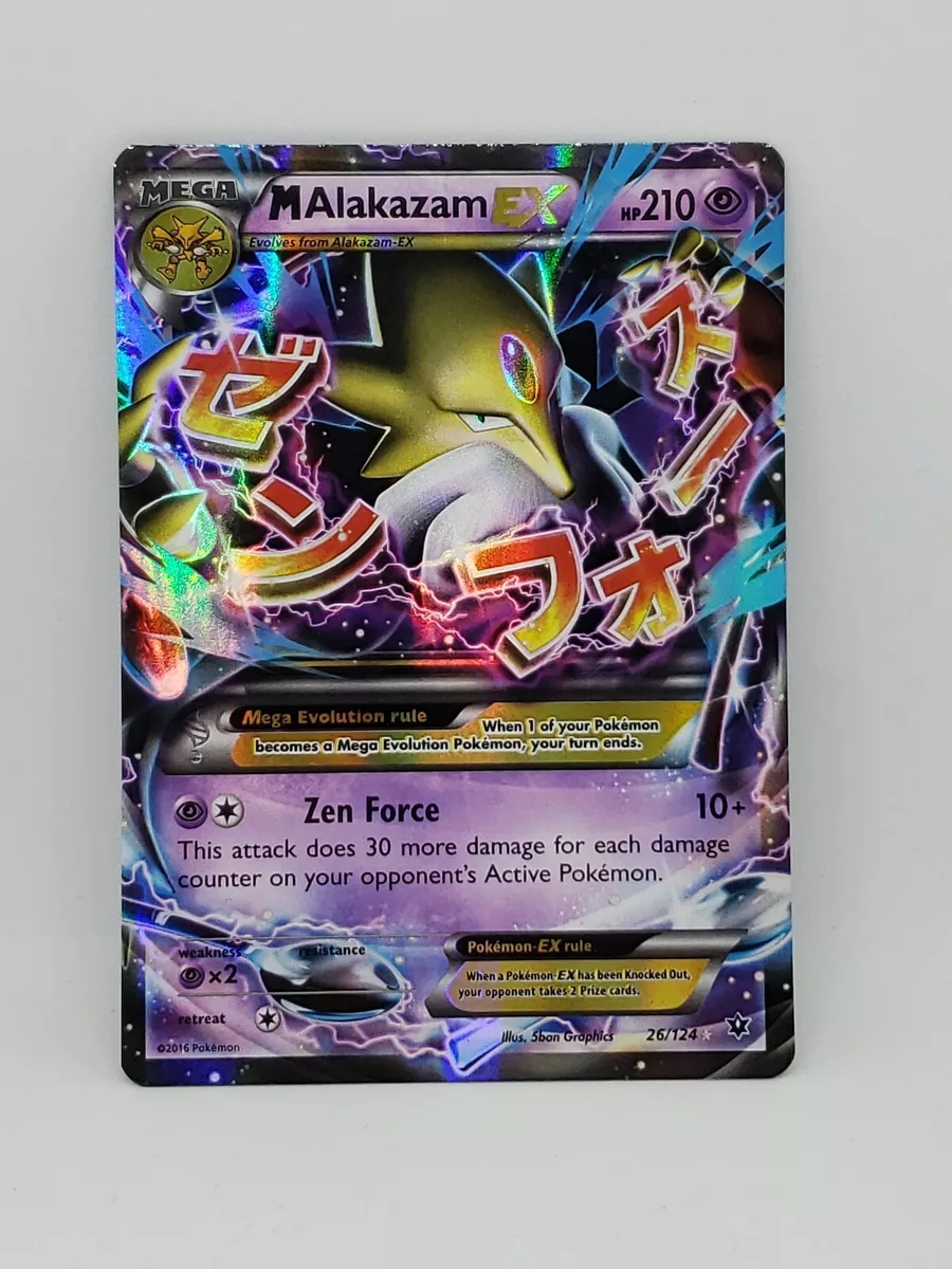 Pokemon – Mega M Alakazam EX – 26/124 – Fates Collide – NM