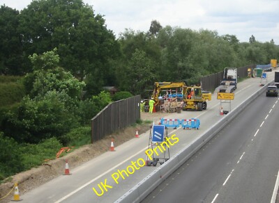 Photo 6x4 Steady progress - Smart installations (M3) Fox Lane This looks  c2015