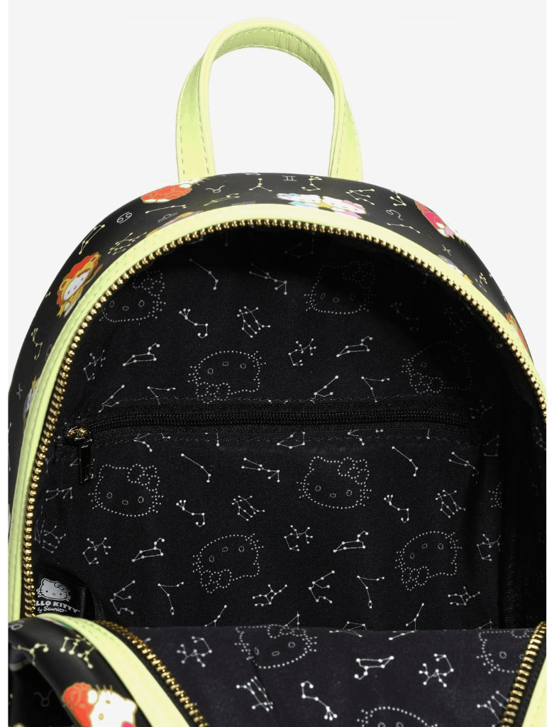 Loungefly Sanrio Hello Kitty Zodiac Sign Glow-in-the-Dark Mini Backpack Loungefly Sanrio Hello Kitty Zodiac Sign Glow-in-the-Dark  main image 2
