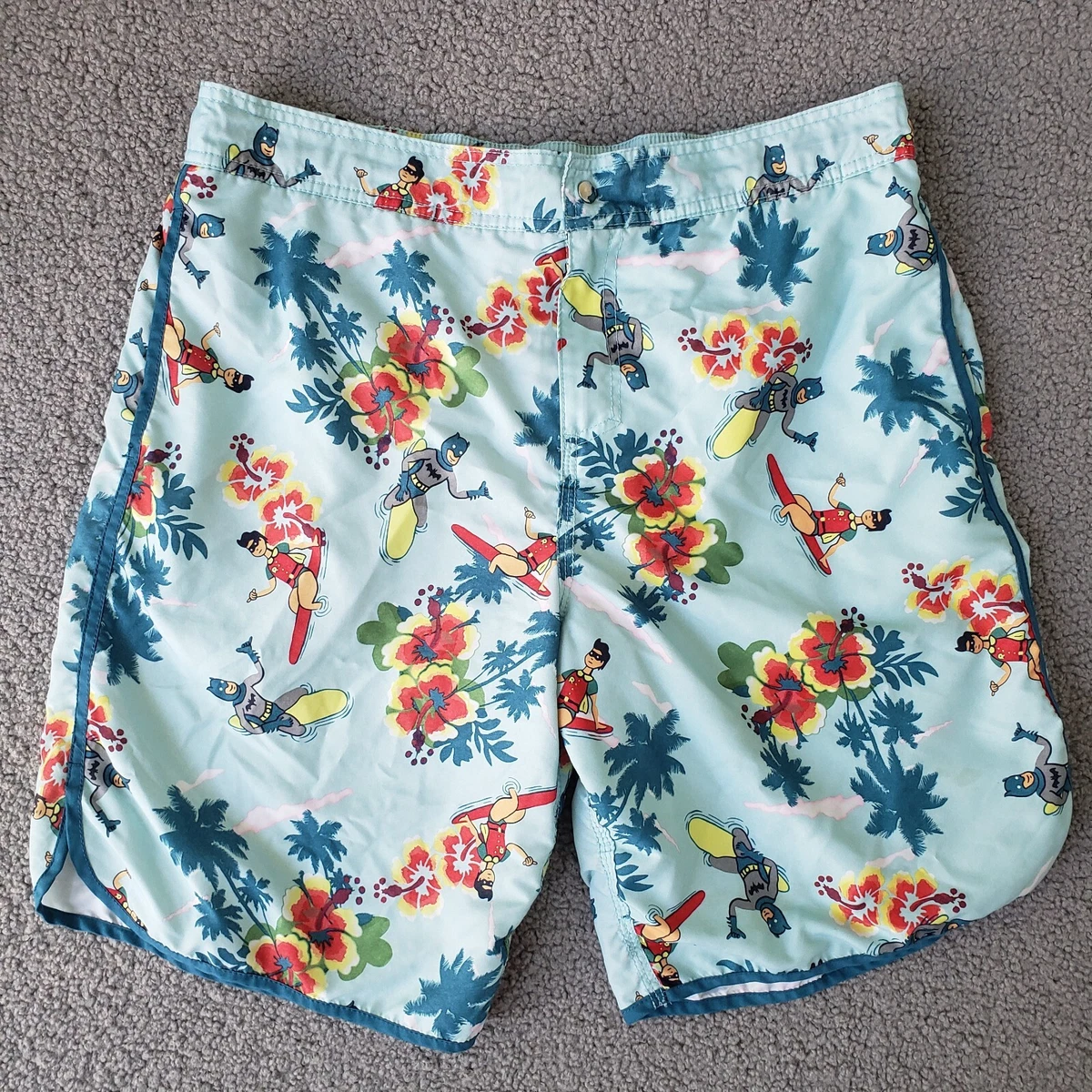 Mens batman hotsell swim trunks