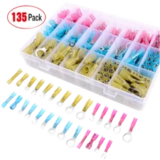 Nilight 135Pcs Heat Shrink Wire Connectors