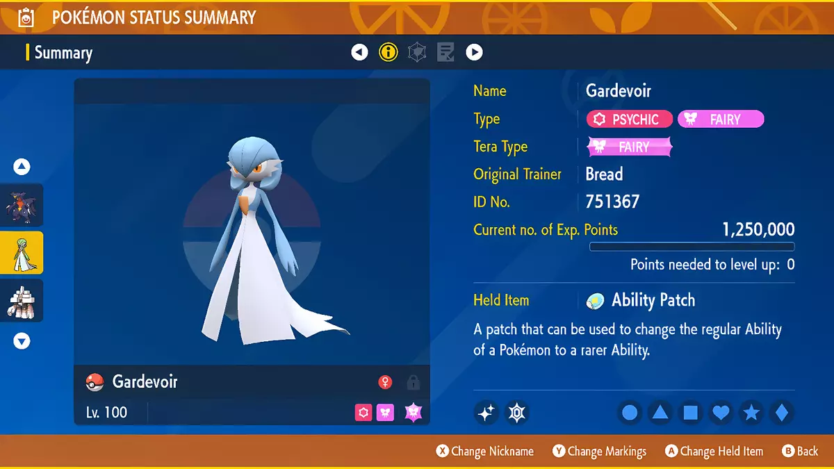 GARDEVOIR ✨SHINY✨/Non-Shiny 6IV Pokemon SCARLET and VIOLET Battle Ready VGC  EVs