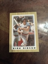 KIRK GIBSON 1987 TOPPS MINIATURE #53 FREE SHIPPING