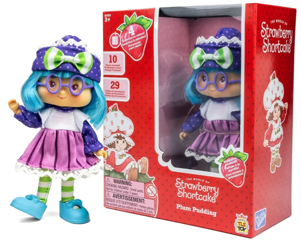 NEW Loyal Subjects Strawberry Shortcake PLUM PUDDING 5.5in Doll SDCC 2024 Excl.