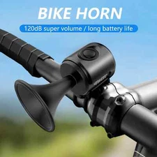 Bike Electric Bell 120dB – Loud Waterproof Electronic Strong Sound Bicycle Horn 