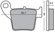pastiglie freno POSTERIORE FANTIC 125 M (4T)Motard Casa 125  2013> RMS 225100660