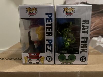 Funko Pop Ratfink #15 Rat Fink (Green Chrome) Toy Tokyo Peter Pez
