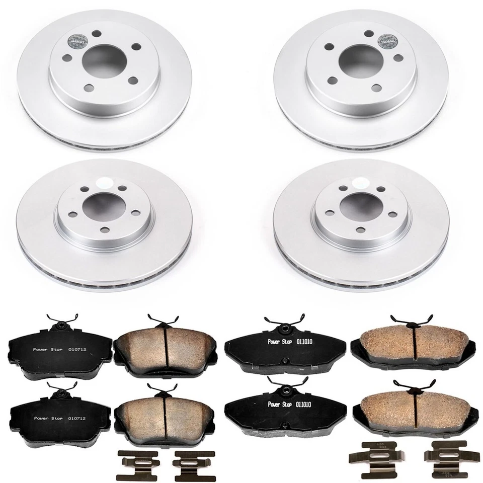 CRK1319 Powerstop Brake Disc and Pad Kits 4-Wheel Set Front & Rear for Mark VIII - Изображение 3 из 4