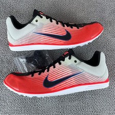 Nike Zoom Rival D Red Gray Track  Field Distance Spikes Men's Size 14
