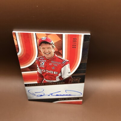 2023 Panini Prime Bill Elliott Legendary Autograph Auto #33/99