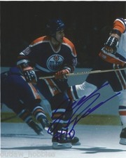 Edmonton Oilers Jaroslav Pouzar Signed Autographed NHL 8x10 Photo COA E