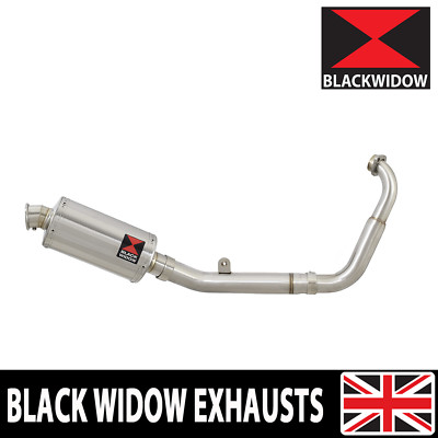 Yamaha MT125 14-19 Low Level Vollauspuffanlage rundes ovales Ende Dose 230SS