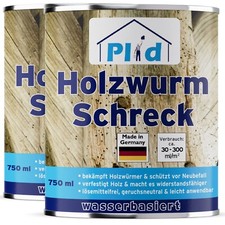 Holzwurm-Schreck farblos  1,5l/ Effektiver Holzschutz Holzwürmer & Holzbohrkäfer