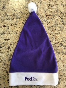 purple santa hat