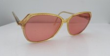 Vintage Logo Paris 856 62 Yellow Oval Sunglasses FRAMES ONLY