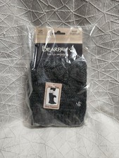 BearPaw knit boot toppers charcoal gray one size fits all New in sealed bag.