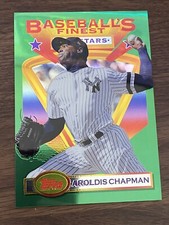 2020 Topps Finest Flashbacks AROLDIS CHAPMAN Box Topper #84 Yankees All-Star