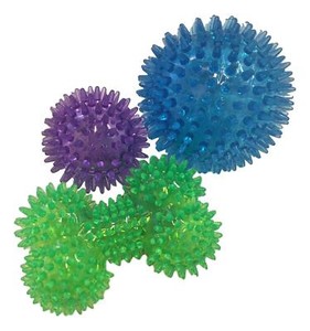 spiky ball dog toy