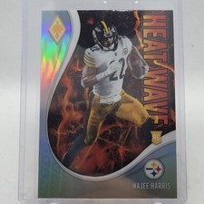 2021 Panini Phoenix Football Najee Harris Heat Wave Silver RC