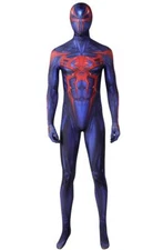 Marvel's Spider-Man Dark Suit Cosplay Costume Body-suit Zentai Jumpsuit Purple