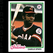 1978 Topps - Charlie Spikes #459 Cleveland Indians ⚾ Baseball Card