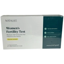 Natalist Women’s At-Home Fertility Hormone Test Kit by Everlywell Sealed